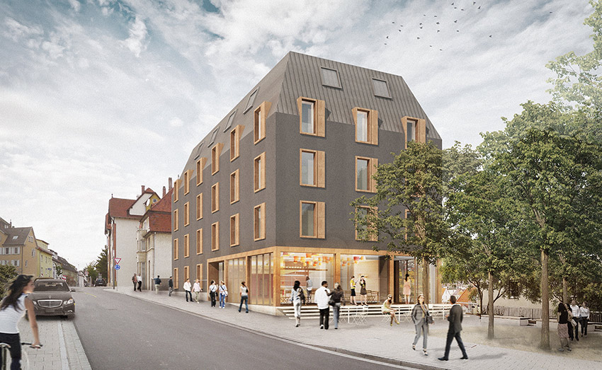 Siegerentwurf für neues Hotel am Marstall in Ludwigsburg